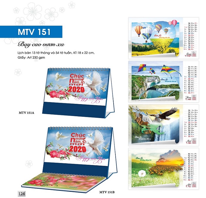 In lịch phôi có sẵn 2020
