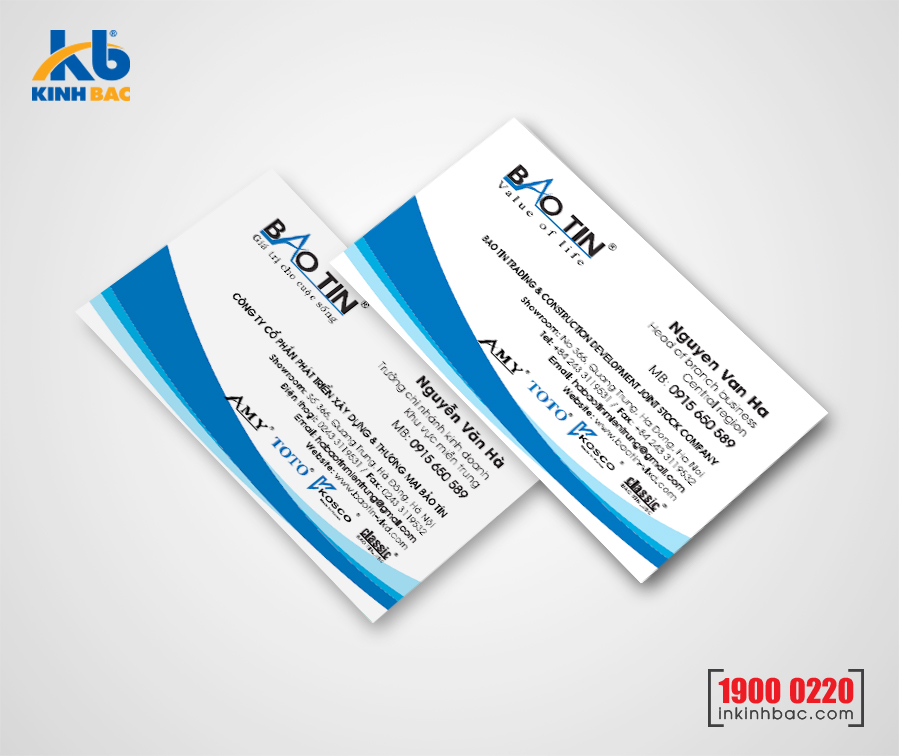In danh thiếp, Name card - DTNC19 In danh thiếp, Name card - DTNC19